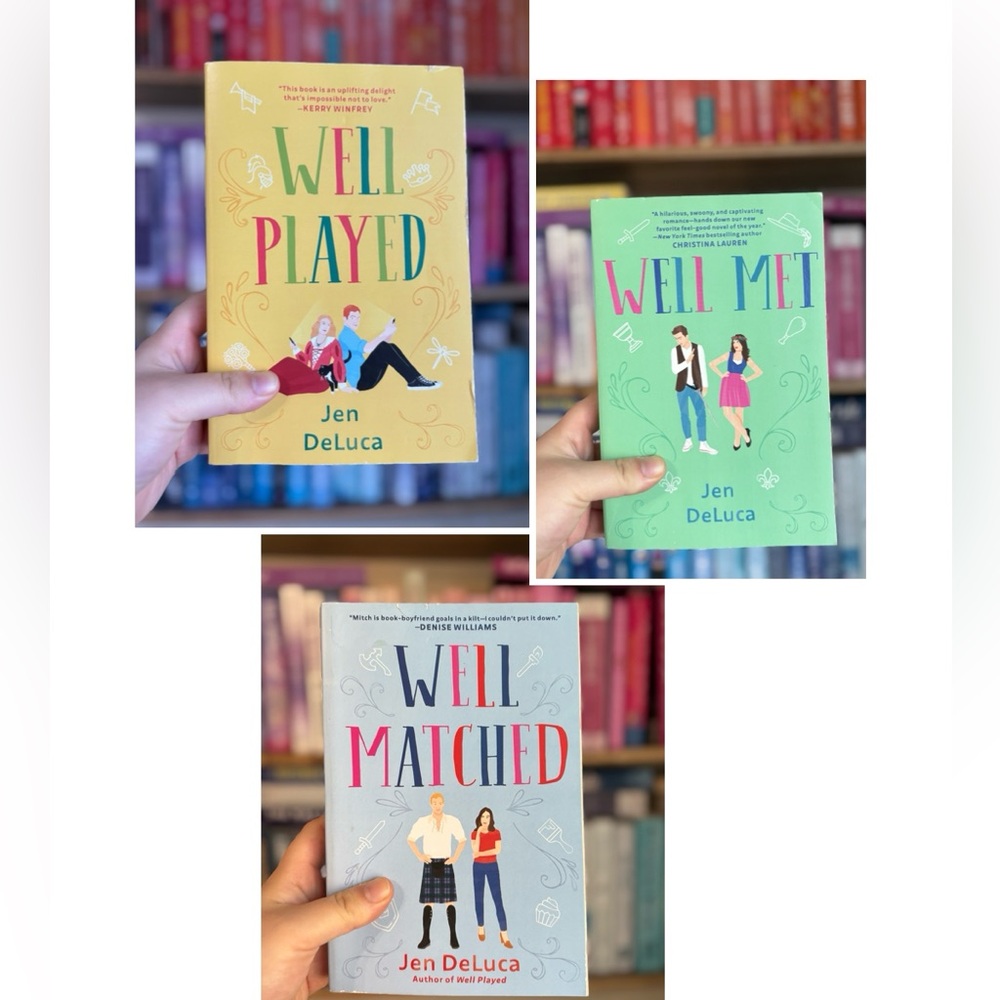 Well Met Series Bundle (Books 1–3) by Jen DeLuca – Preowned, Gently Used